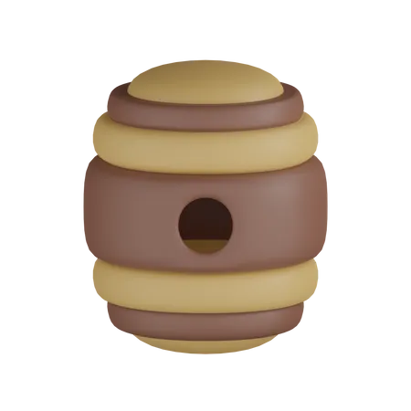 Baril de miel  3D Icon