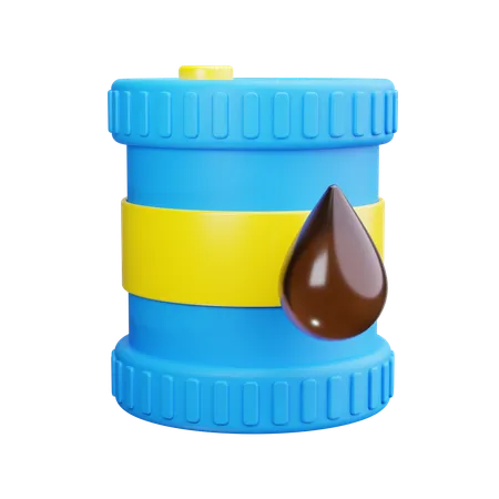 Baril de pétrole  3D Icon