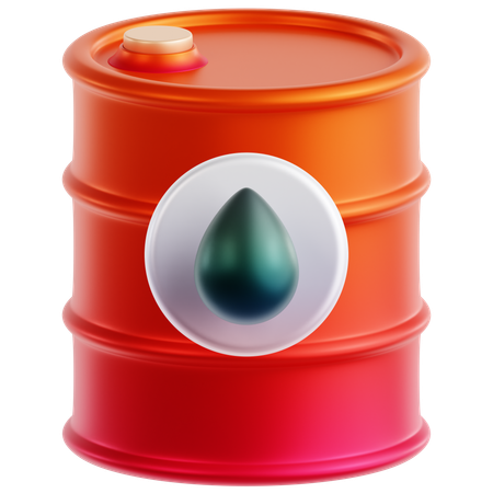 Baril de pétrole  3D Icon