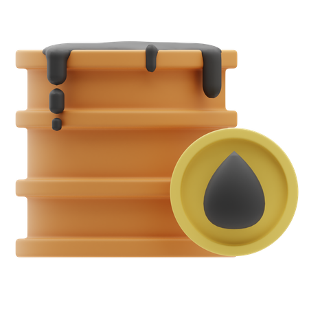Baril de pétrole  3D Icon