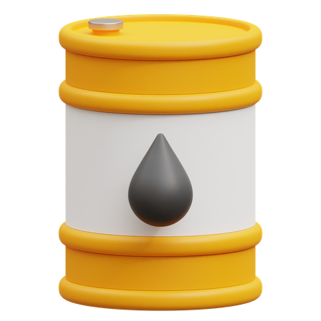 Baril de pétrole  3D Icon