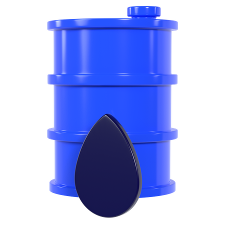 Baril de pétrole  3D Illustration