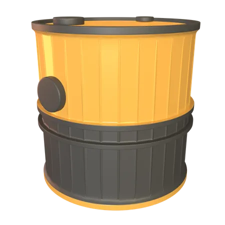 Baril de pétrole  3D Icon