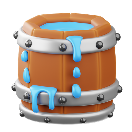 Baril de pluie  3D Icon