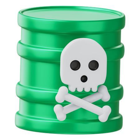 Baril de poison  3D Icon