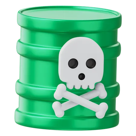 Baril de poison  3D Icon