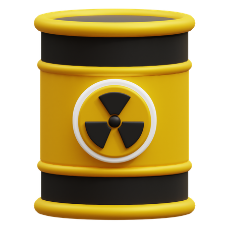 Baril nucléaire  3D Icon