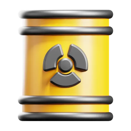 Baril nucléaire  3D Icon