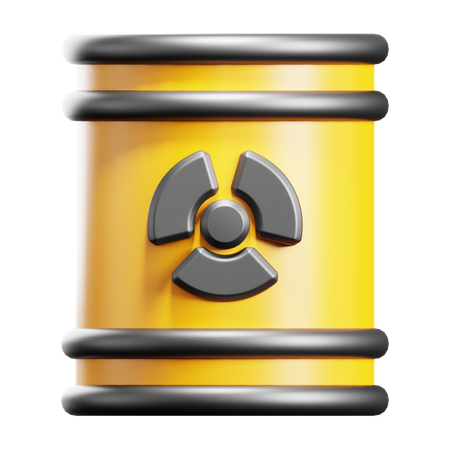 Barile nucleare  3D Icon