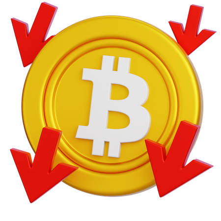 Bärischer Bitcoin  3D Icon