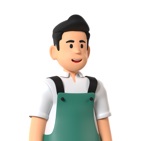 Barista  3D Icon