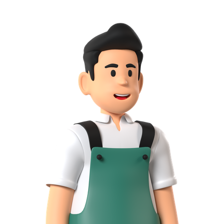Barista  3D Icon