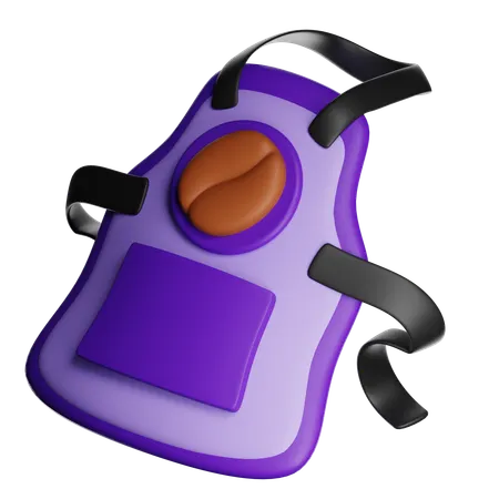 Barista Apron  3D Icon