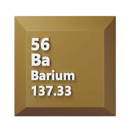 Barium  3D Icon