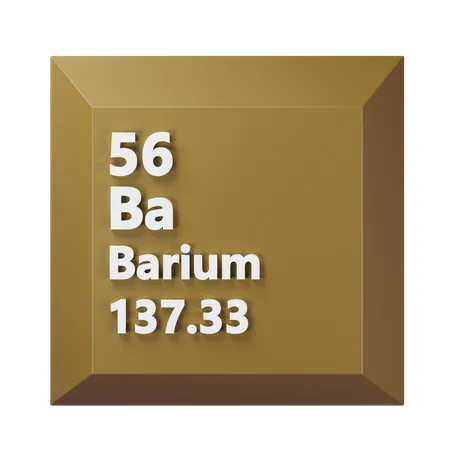 Barium  3D Icon