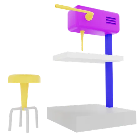 Barmaschine  3D Icon