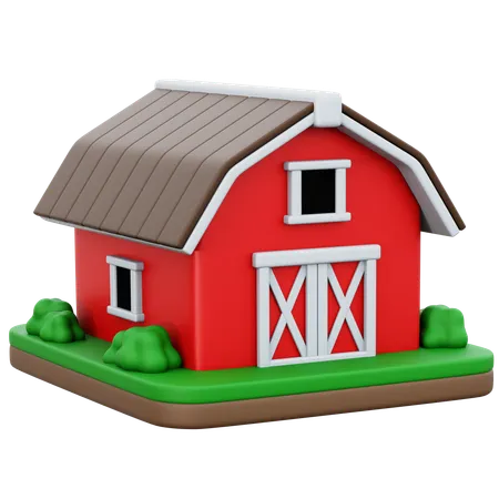 Farm 3 D Illustration Set 3D Icon