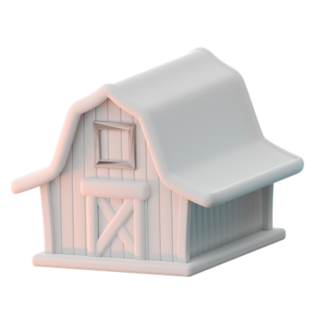 Barn  3D Icon