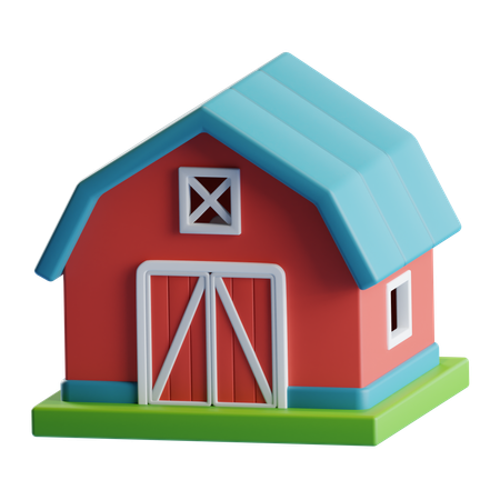 Barn  3D Icon