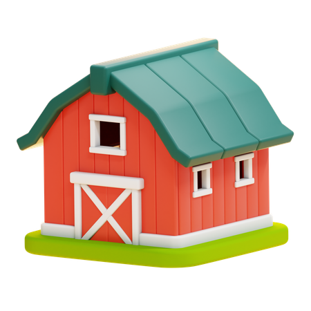 BARN  3D Icon