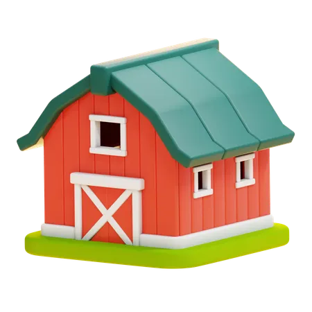 BARN  3D Icon