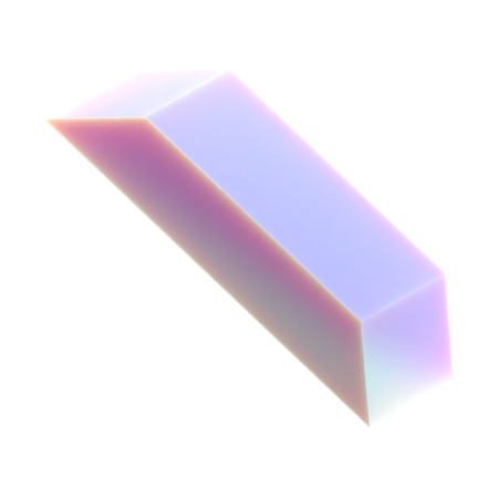 Barra cortada  3D Icon