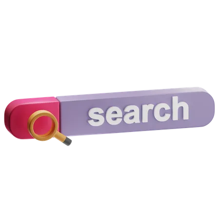 Barra de búsqueda  3D Icon