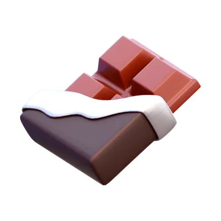 Barra de chocolate  3D Icon