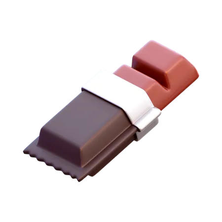 Barra de chocolate  3D Icon