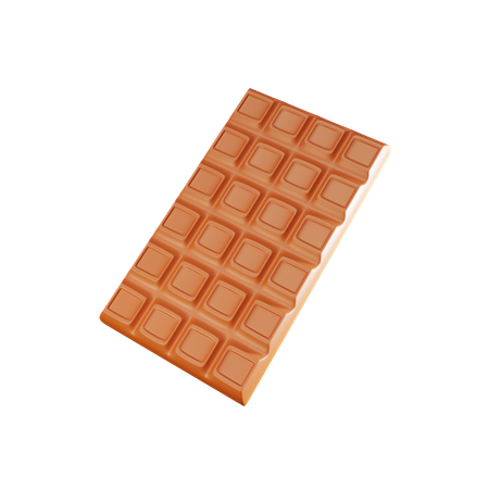 Barra de chocolate  3D Icon