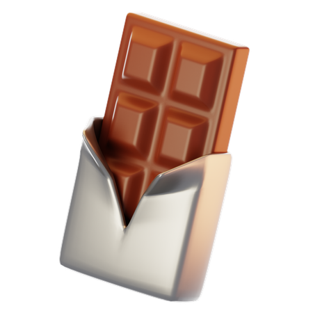 Barra de chocolate  3D Icon