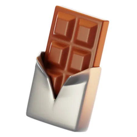 Barra de chocolate  3D Icon