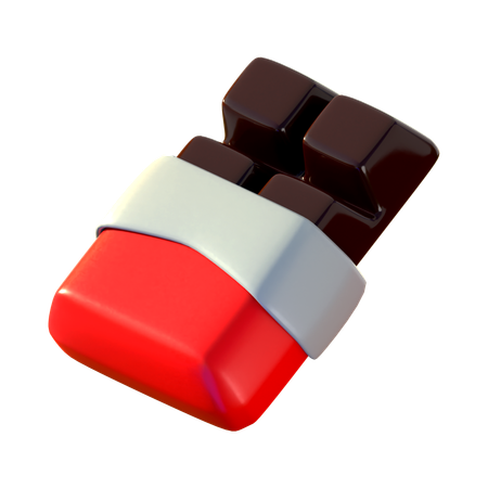 Barra de chocolate  3D Icon