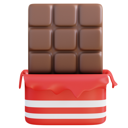 Barra de chocolate  3D Icon