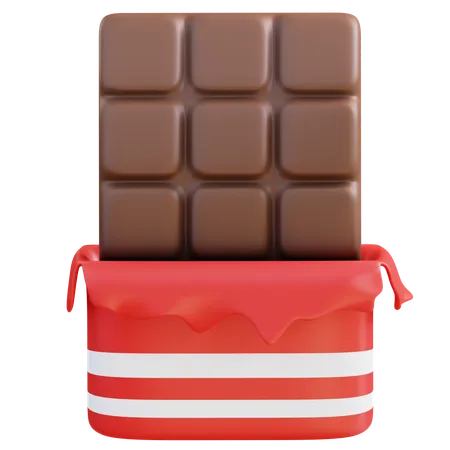 Barra de chocolate  3D Icon