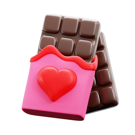 Barra de chocolate  3D Icon