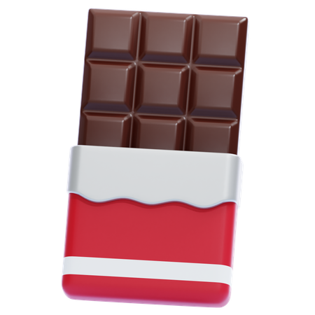 Barra de chocolate  3D Icon