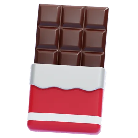 Barra de chocolate  3D Icon