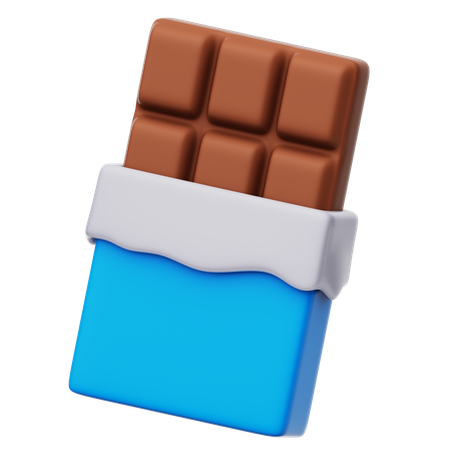 Barra de chocolate  3D Icon