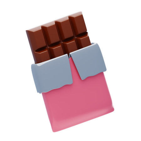 Barra de chocolate  3D Icon