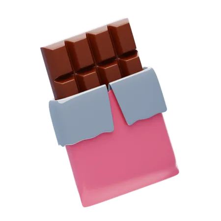 Barra de chocolate  3D Icon