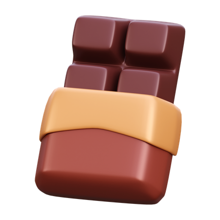 Barra de chocolate  3D Icon