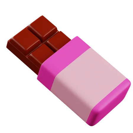 Barra de chocolate  3D Icon