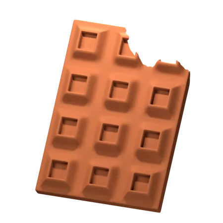 Barra de chocolate  3D Icon