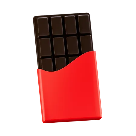 Barra de chocolate  3D Icon