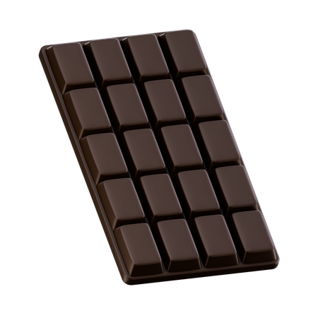 Barra de chocolate  3D Icon