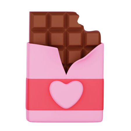 Barra de chocolate  3D Icon