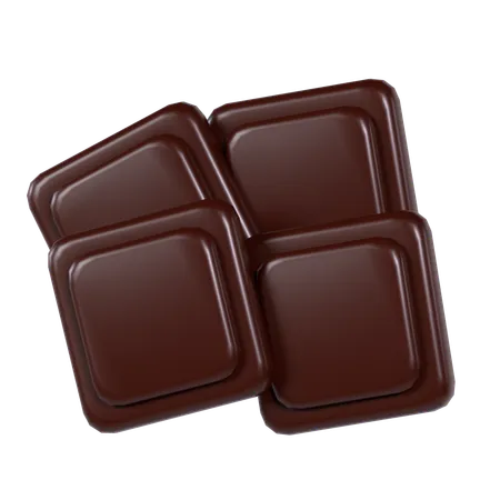 Barra de chocolate  3D Icon