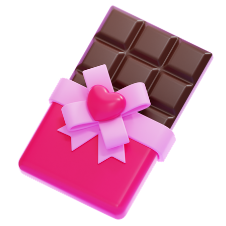 Barra de chocolate  3D Icon