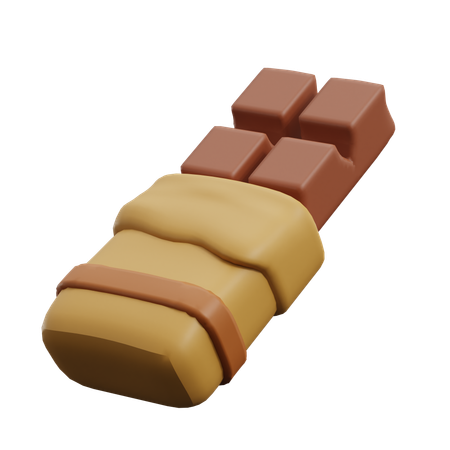 Barra de chocolate  3D Icon